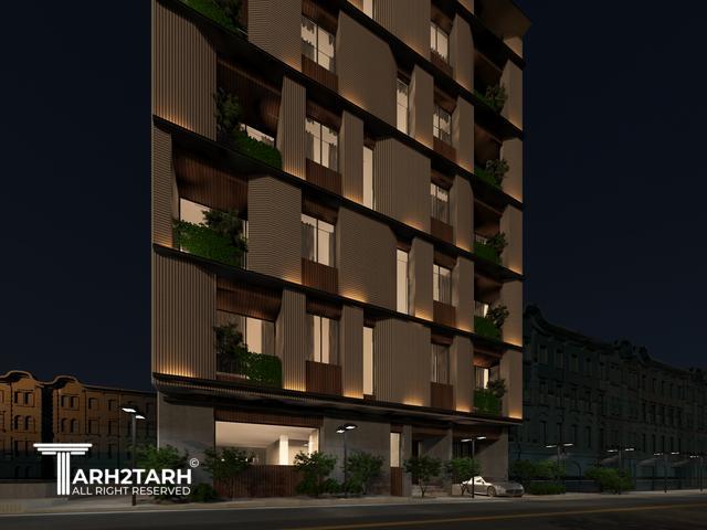 طراحی پلان، نما و روف گاردن فراز کنگان