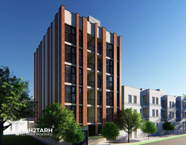 طراحی پلان، نما و روف گاردن فراز کنگان