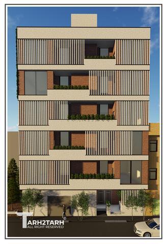 طراحی پلان، نما و روف گاردن فراز کنگان