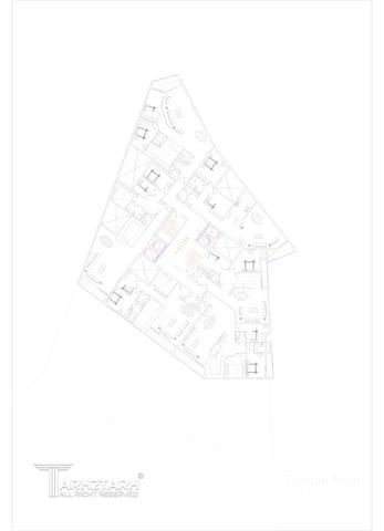 طراحی پلان قیطریه رزیدنس 1