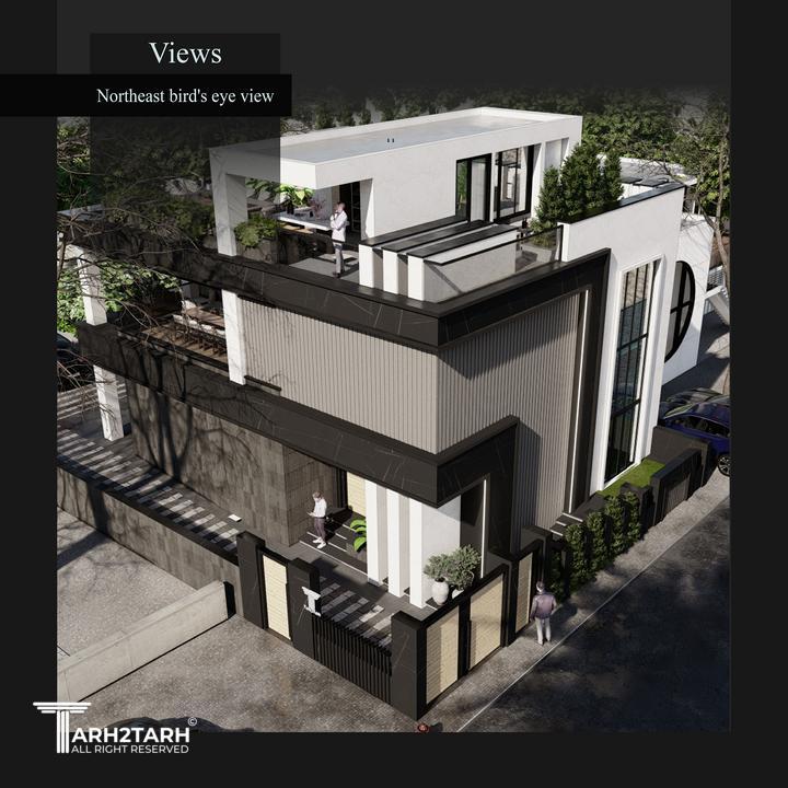 نفر اول مسابقه طراحی ویلا نمک آبرود