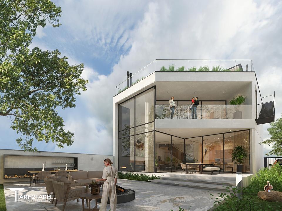 مسابقه طراحی ویلا نمک آبرود