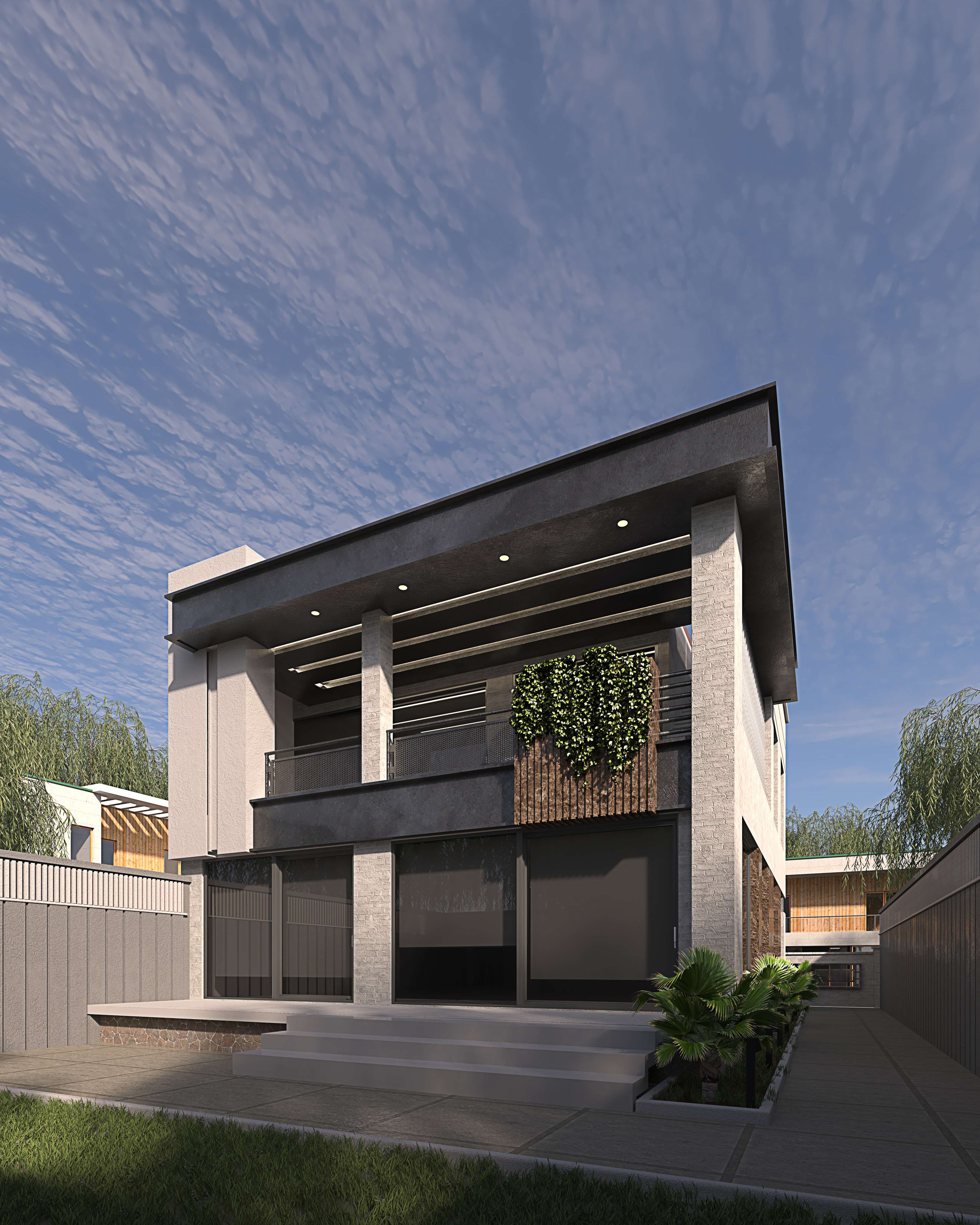 طراحی ویلا نمک آبرود