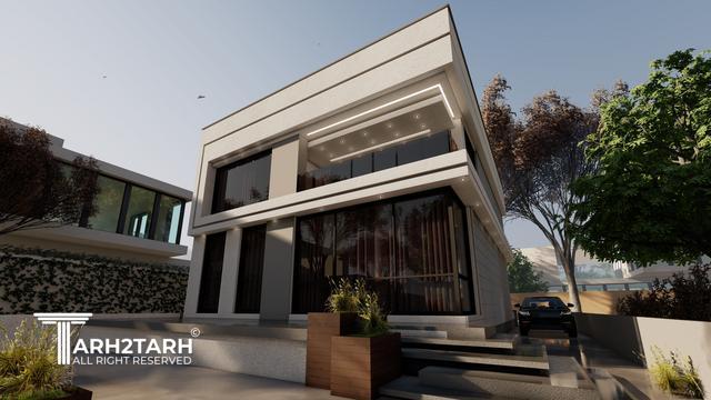 طراحی ویلا نمک آبرود