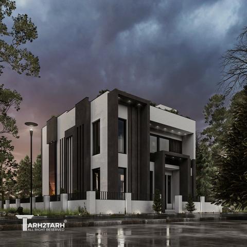 طراحی ویلا نمک آبرود