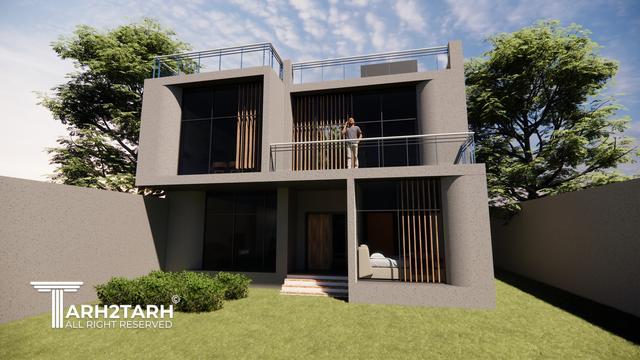 طراحی ویلا نمک آبرود