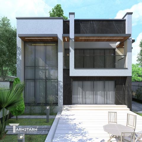 طراحی ویلا نمک آبرود