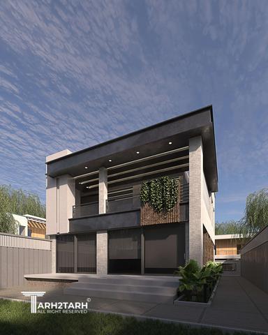 طراحی ویلا نمک آبرود