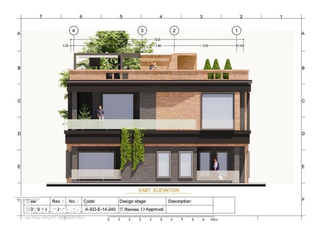 طراحی ویلا نمک آبرود