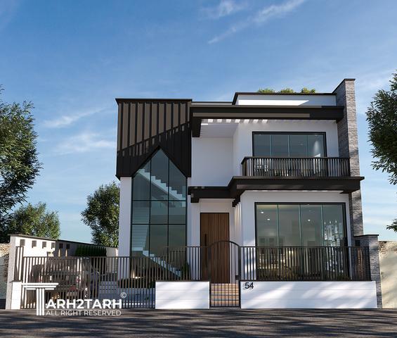 طراحی ویلا نمک آبرود