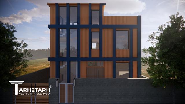 طراحی ویلا نمک آبرود