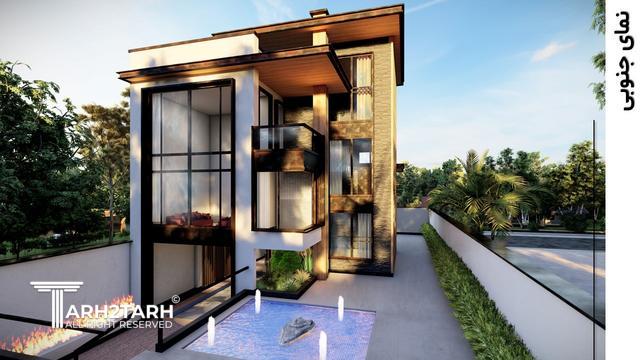 طراحی ویلا نمک آبرود