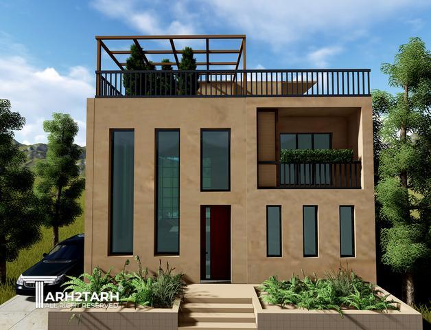 طراحی ویلا نمک آبرود