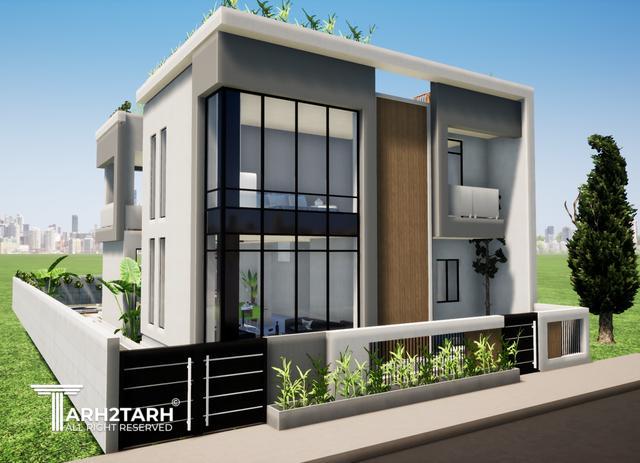 طراحی ویلا نمک آبرود