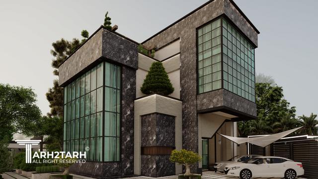 طراحی ویلا نمک آبرود