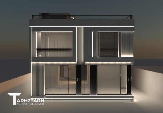 طراحی ویلا نمک آبرود