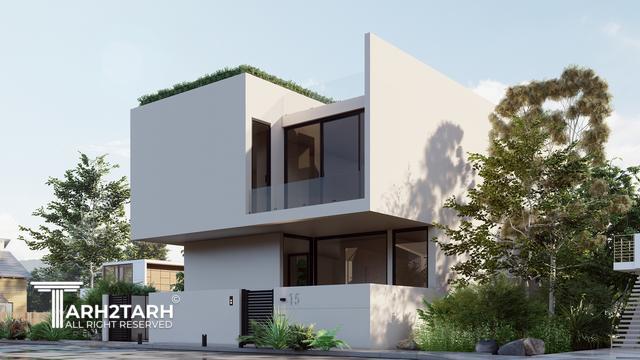 طراحی ویلا نمک آبرود