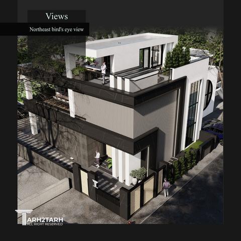 طراحی ویلا نمک آبرود