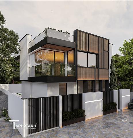 طراحی ویلا نمک آبرود