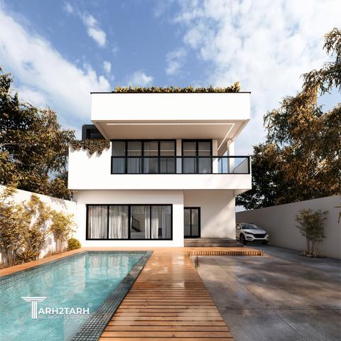 طراحی ویلا نمک آبرود