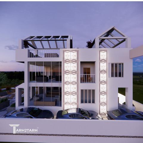 طراحی ویلا نمک آبرود