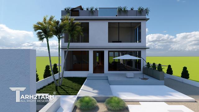 طراحی ویلا نمک آبرود