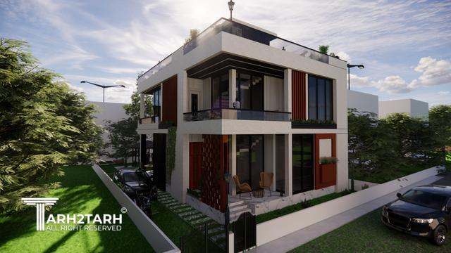 طراحی ویلا نمک آبرود