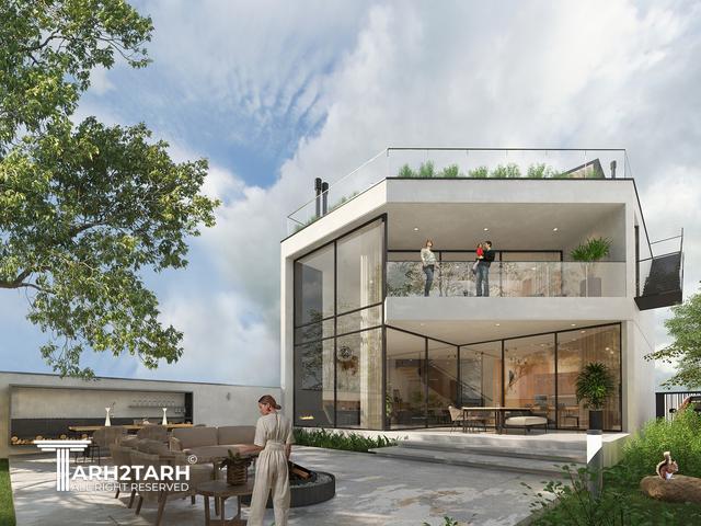 طراحی ویلا نمک آبرود