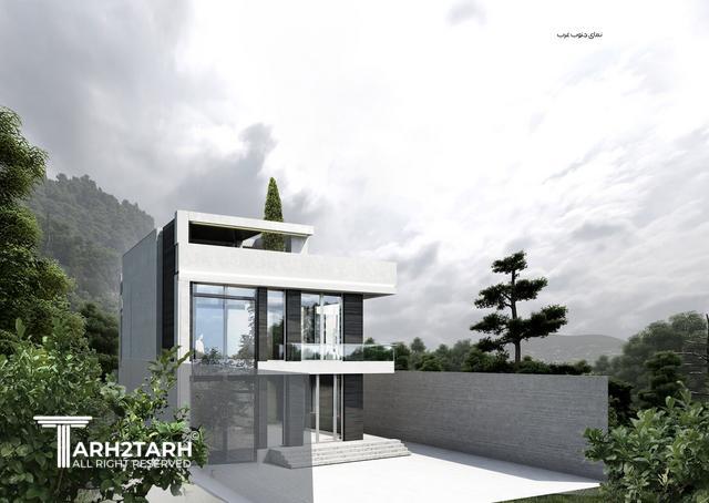 طراحی ویلا نمک آبرود