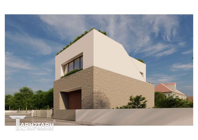 طراحی ویلا نمک آبرود