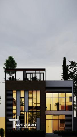 طراحی ویلا نمک آبرود