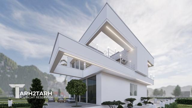 طراحی ویلا نمک آبرود