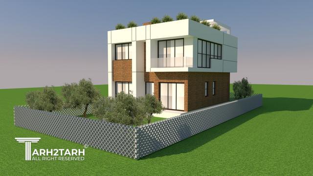 طراحی ویلا نمک آبرود