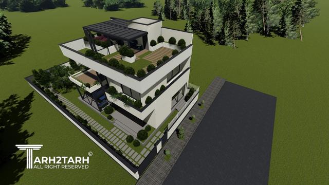 طراحی ویلا نمک آبرود