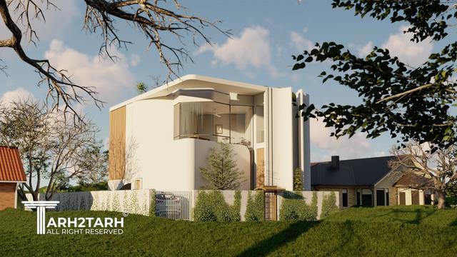 طراحی ویلا نمک آبرود