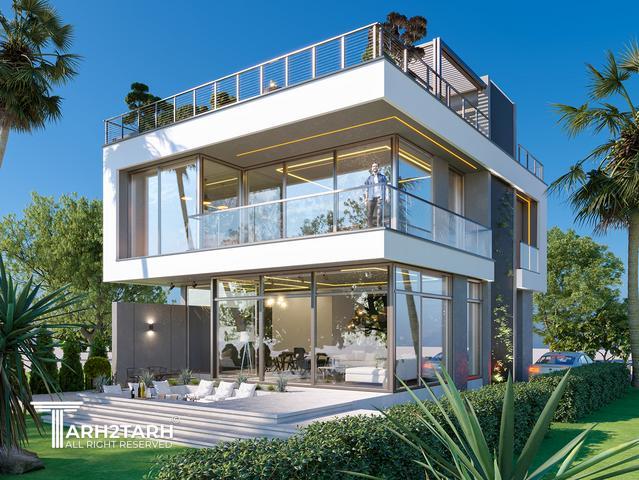 طراحی ویلا نمک آبرود