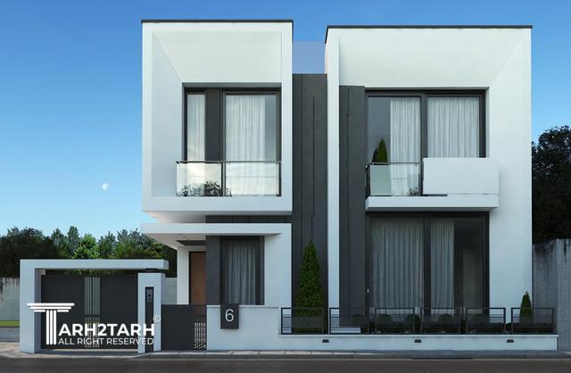 طراحی ویلا نمک آبرود