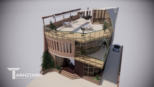 طراحی ویلا نمک آبرود