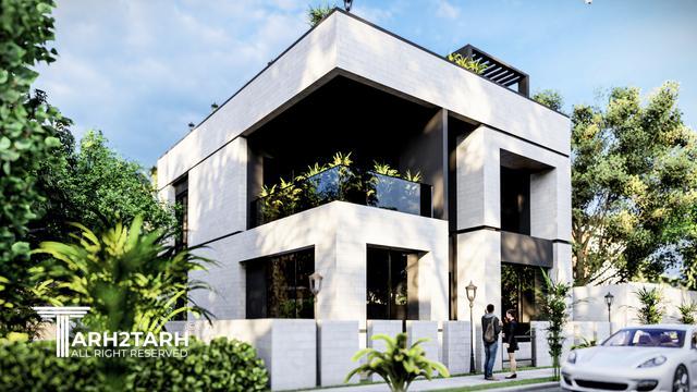 طراحی ویلا نمک آبرود