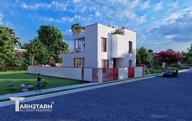 طراحی ویلا نمک آبرود