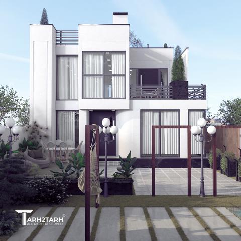 طراحی ویلا نمک آبرود
