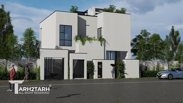 طراحی ویلا نمک آبرود