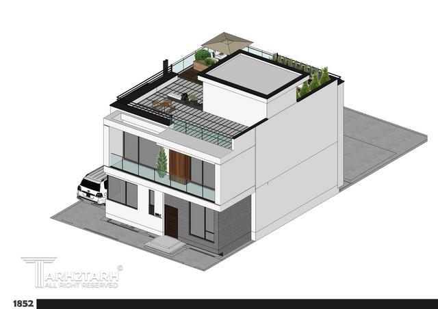 طراحی ویلا نمک آبرود