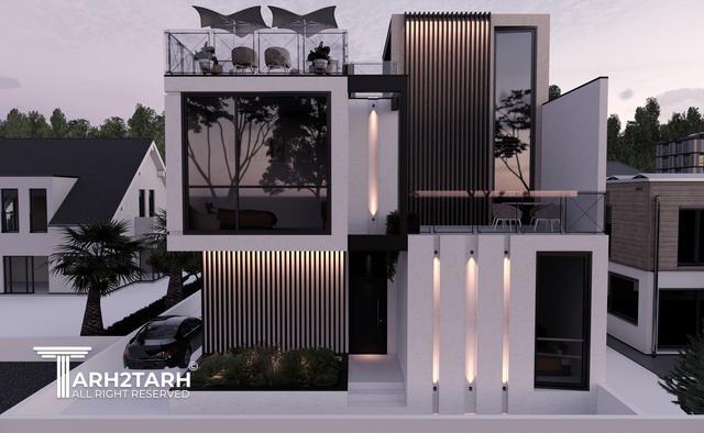 طراحی ویلا نمک آبرود