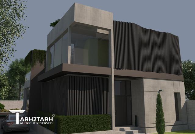 طراحی ویلا نمک آبرود