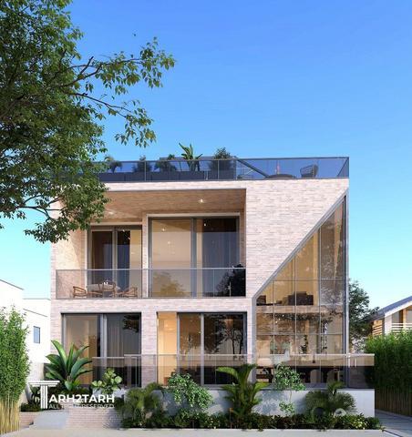 طراحی ویلا نمک آبرود