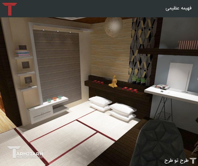 مسابقه طراحی داخلی اتاق آرامش