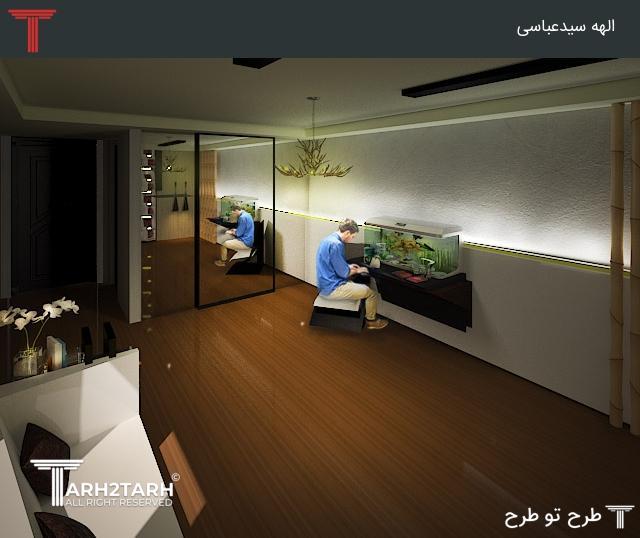 مسابقه طراحی داخلی اتاق آرامش