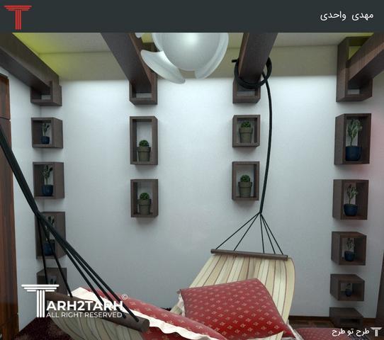 طراحی داخلی اتاق آرامش