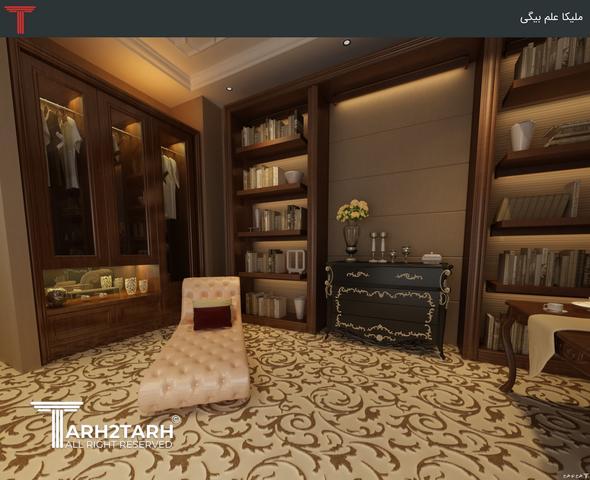 طراحی داخلی اتاق آرامش